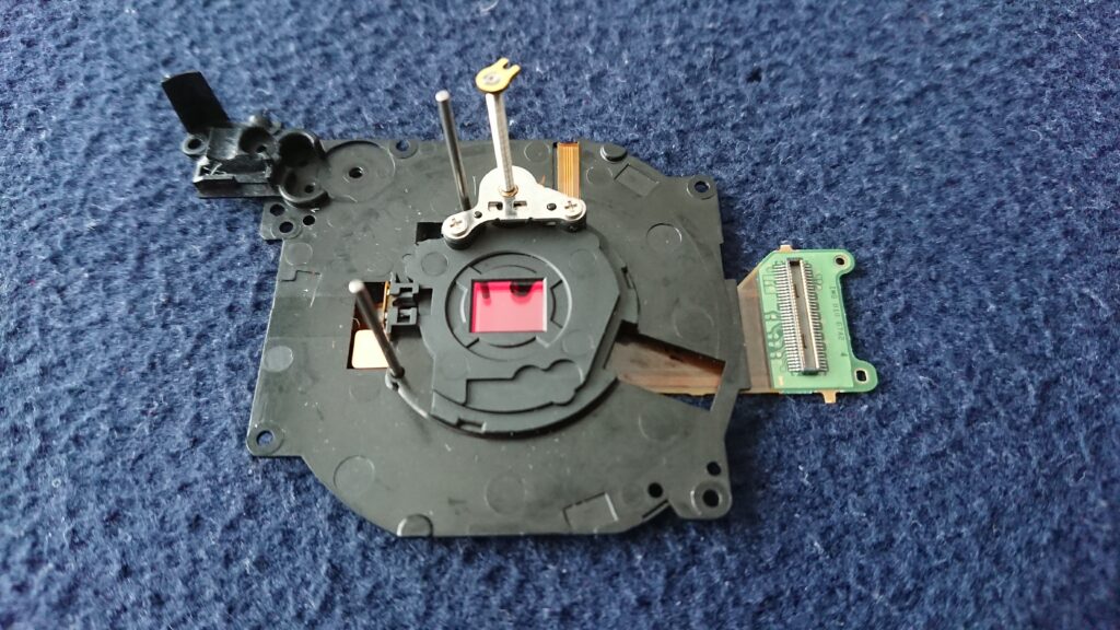 CMOS sensor uit een Canon SX230 HS van 1/2.3" (~ 6.16 x 4.55 mm)